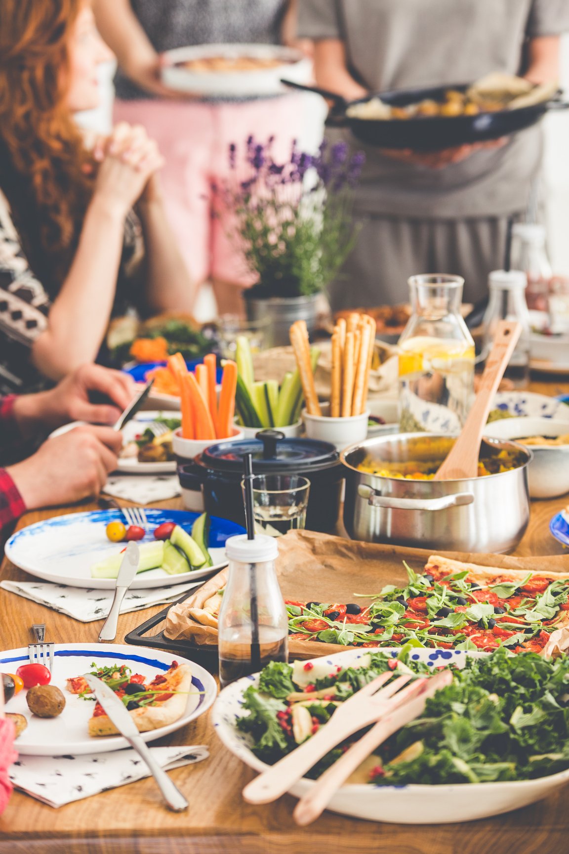 Vegetarians dinner meeting